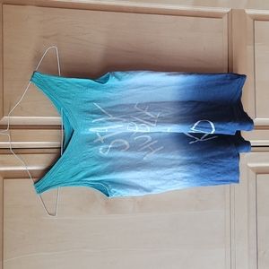 Blue summer tank top